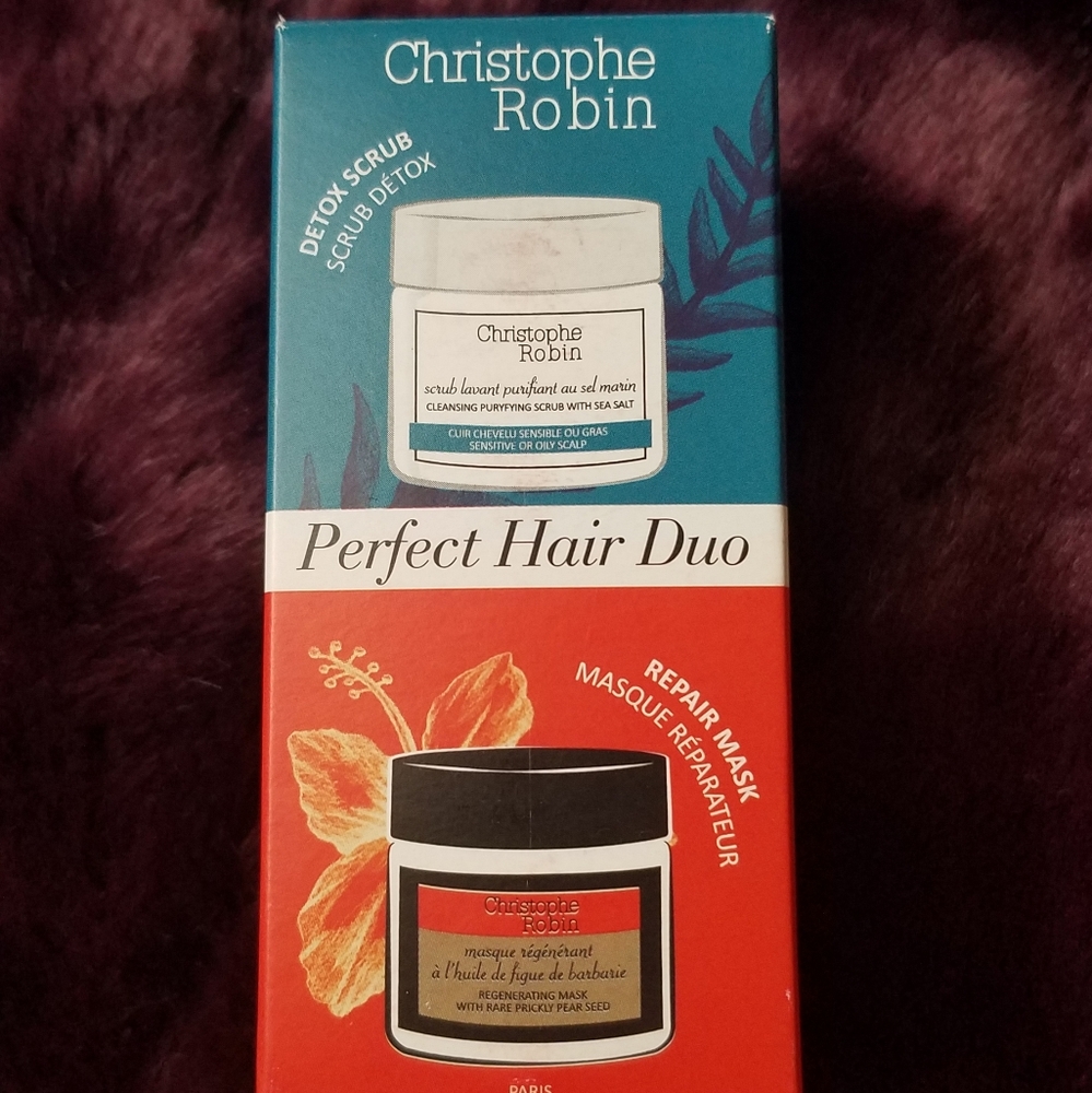 New Christophe Robin Perfect Hair Duo scrub/mask